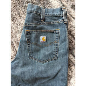 Carhartt Jeans Mens Relaxed Fit Medium Wash Size 32 x 34